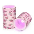 thumbnail image 7 of Yayeee Flameless Candles with Remote Flickering Battery Operated Multi Color Changing, Cherries Pattern, 7 of 7