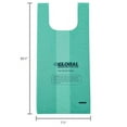 thumbnail image 6 of Global Industrial Pet Waste Plastic Bags With Tie-Handles Green 400 Bags/Roll, 6 of 6