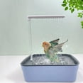 thumbnail image 2 of Automatic Pet Bird Bath with Circulating Water System Easy Clean Shower for Parrots and African Grey Birds, 2 of 5