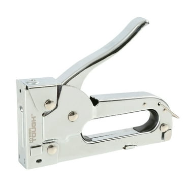 Hyper Tough Light-Duty Stapler, Chrome-Plated Construction, L x 6-inch