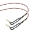thumbnail image 3 of Cable de guitarra Clef Audio Labs de 6,35 mm TS a 6,35 mm TS en ángulo TS, 3 of 5
