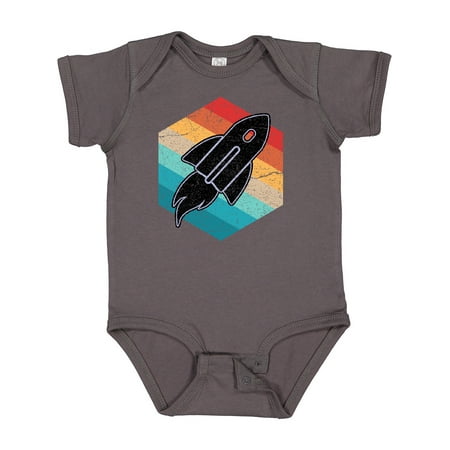 

Inktastic Rocket Ship Retro Space Gift Baby Boy or Baby Girl Bodysuit