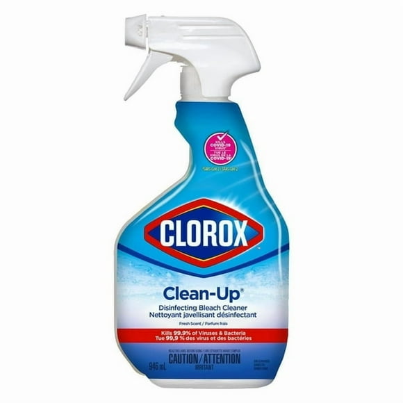 Clorox® Clean-Up® Disinfecting Bleach Cleaner Spray, Fresh Scent, 946 mL, All purpose cleaner