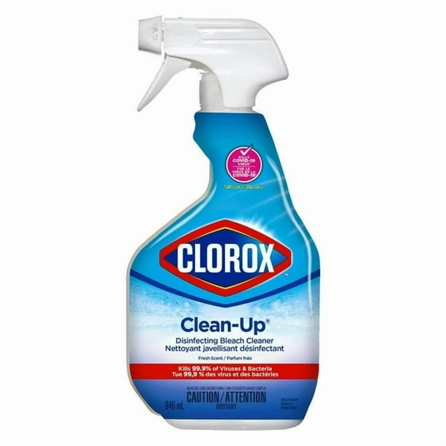 Clorox® Clean-Up® Disinfecting Bleach Cleaner Spray, Fresh Scent, 946 mL, All purpose cleaner