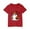 Red, variant on TFEOQRY Children Kids Boys Girls Cotton T-shirts Halloween Ghost Print T-shirt Fashion Cute Round Neck Print Short Sleeve Top Black