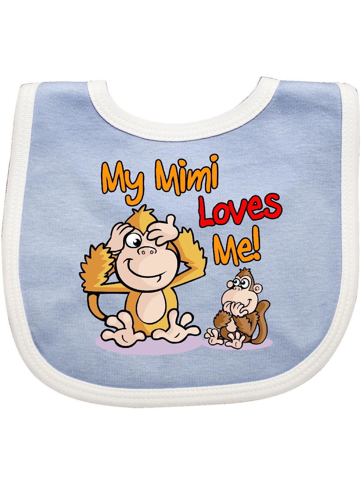 Inktastic My Mimi Loves Me Monkey Toddler T-Shirt Cute Gift Child Preschooler