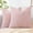 Blush Pink, variant on decorUhome 18x18 Set of 2 Throw Pillow Covers, Decorative Soft Chenille Pillow Covers for Couch, Ultimate Gray