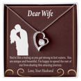 thumbnail image 2 of To My Fiancee Love Journey Forever Necklace w Message Card, 2 of 8