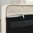 thumbnail image 6 of Jopath Dog Sofa, Durable Elevated Dog Sofa Bed Fashionable Linen Fabric Rectangular Pet Bed for Small and Medium-Sized Dogs Beige, 6 of 9