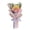 Pink, variant on Handmade Crochet Sunflower Bouquet, Knitted Artificial Flower Gift with Wrapping & Ribbon for Valentine's Day, Mother's Day, Birthday, 13.4in