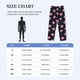 thumbnail image 4 of Fotbe Cartoon Donut Planets Pantalones de Pijama para Hombre, Pantalones de Dormir, Pantalones de Casa con Cintura Ajustable y Bolsillos-Large, 4 of 6