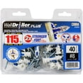 thumbnail image 1 of #8 WallDriller Plus Anchors - with Screws, 40 Pack, 1 of 2