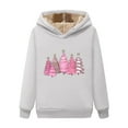 thumbnail image 6 of Women's Winter Sweatshirts Sherpa Lined Crewneck Fleece Pullover Warm Casual Christmas Long Sleeve Holidays Tops, 6 of 6