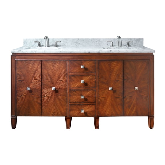 Avanity BRENTWOOD-VS61-NW-C Brentwood 60" Free Standing Double Basin Vanity Set -