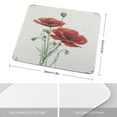 thumbnail image 2 of 10x12 inch Mouse Pad Non-Slip Rubber Mouse Pads, Poppy, Flower Decor, 2 of 7