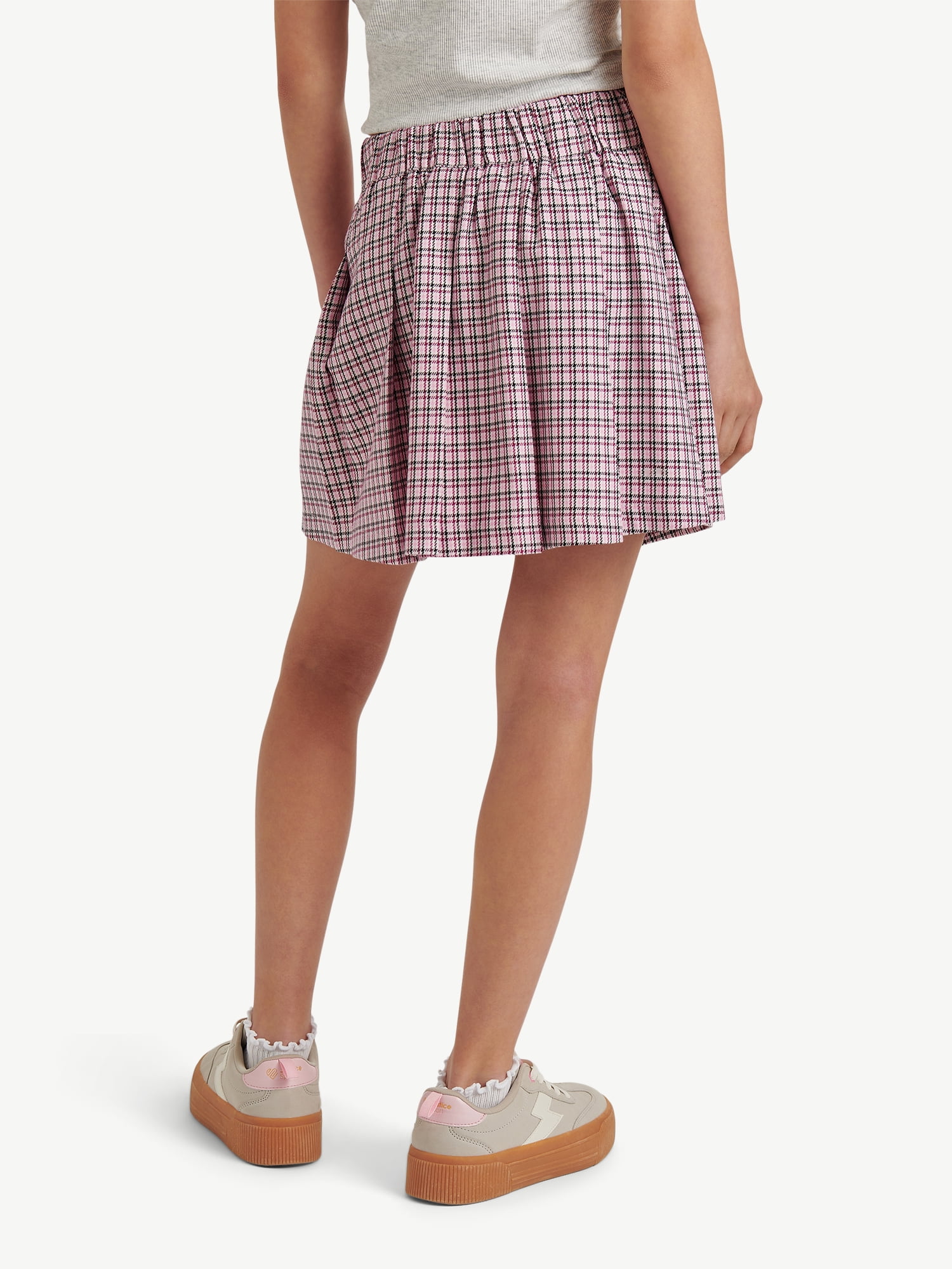 Justice Girls Plaid Pleated Skirt, Sizes XS - XLP