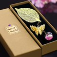 thumbnail image 1 of Marcador de hojas de metal, regalos de cumpleaños del día de San Valentín para mujeres, niñas, novias, maestras, mamá, abuela y esposa, 1 of 5