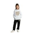 thumbnail image 3 of KidS Girls Christian Sweatshirt Long Sleeve Fashion Graphic Hoodies Oversize Pullover Jogging Pants 2 Pcs Fall Winter Clothes Girls Clothes Size 6-7 Years Cute&nbsp;Boys Girls&nbsp;Clothing, 3 of 6