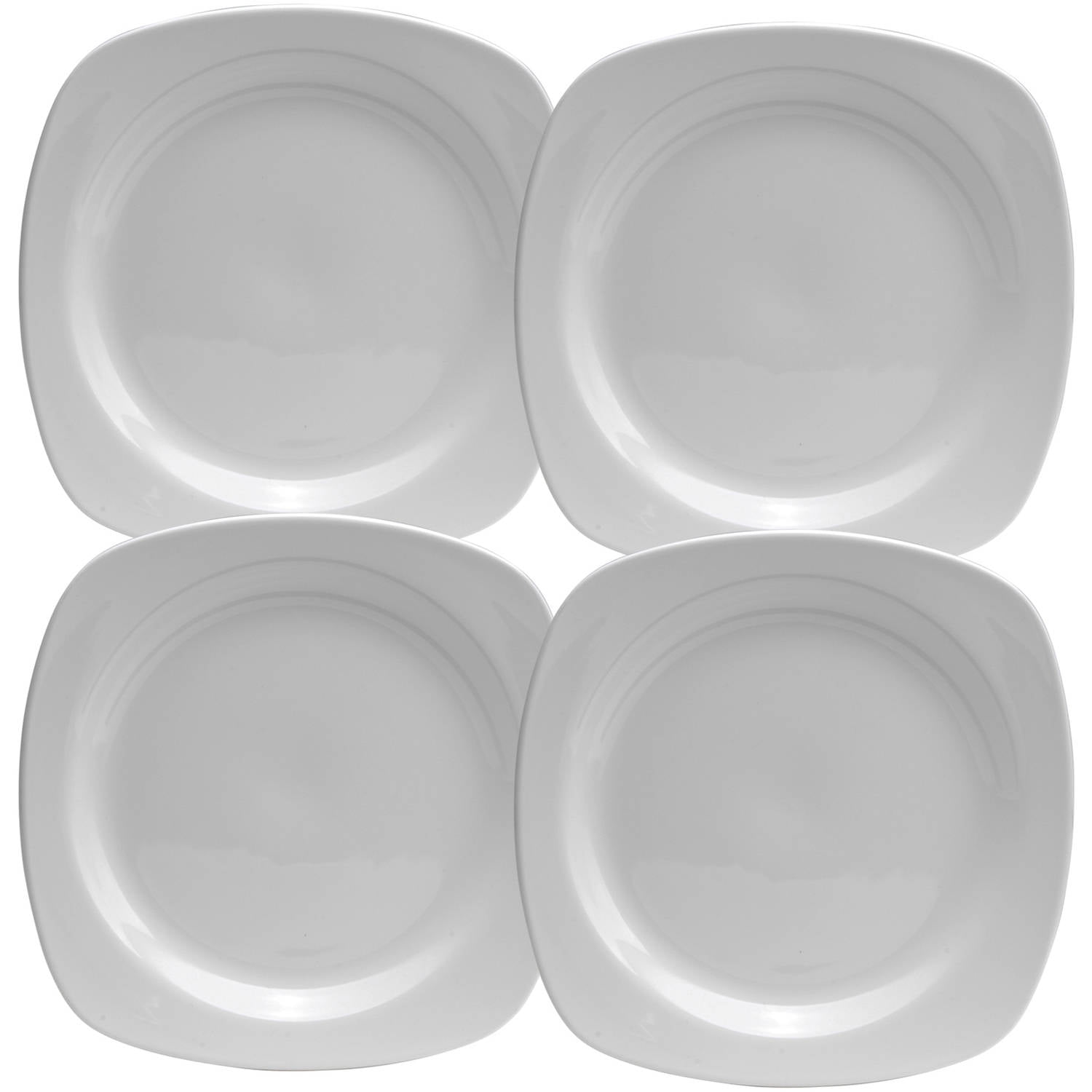 Oneida Chef's Table 4pk Soft Square Dinner Plate