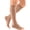 Beige, variant on ven Plus 20-30 mmHg Knee High Compression Socks, Open Toe