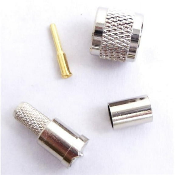 Mini UHF Male Crimp Connector for RG58-U Coax Cable