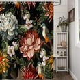 thumbnail image 4 of UOWRPOZ Boho Floral Polyester Shower Curtain, 72" x 72" Waterproof, 4 of 6