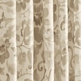 thumbnail image 2 of Mainstays Southport Light Filtering Rod Pocket Textured Curtain Panel, Set of 2, Ivory Floral, 40” W x 95” L, 2 of 8
