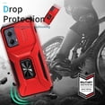 thumbnail image 5 of Funda para GANGXUN Motorola edge 5G 2024 - Soporte metálico, Función magnética, Rojo, 5 of 5