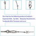 thumbnail image 3 of M6 Eye Bolts 304 Stainless Steel Lifting Ring Bolt Welded Closed, 3 of 5