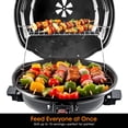 thumbnail image 6 of Techwood 1600W Outdoor Electric Grill for Indoor & Outdoor Cooking, Patio, Camping, Temperature Control, 6 of 6
