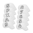 thumbnail image 2 of jinwen 10 Pieces Golf Club Head Covers Anti Scratch Golfer Gift Golf Club Protector White, 2 of 8