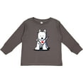 thumbnail image 3 of Inktastic Canada Day Westie Boys or Girls Long Sleeve Toddler T-Shirt, 3 of 5