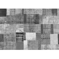 thumbnail image 1 of Ahgly Company Indoor Rectangle Patchwork Gray Transitional Area Rugs, 7' x 9', 1 of 1