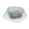 thumbnail image 4 of Animal Doméstico Del Perro Del Doble Del Plástico Del Tazón De Fuente De Agua Del Alimentador De Alimentos A Prueba De Antideslizante Verde Yinane Comedero para mascotas, 4 of 8