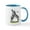 White/Blue Inside, variant on CafePress - Grant's Zebras Mug - 11 oz Ceramic Mug - Novelty Coffee Tea Cup