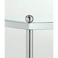 thumbnail image 2 of Convenience Concepts Royal Crest Three-Tier Bookcase in Clear Glass and Chrome, 2 of 5