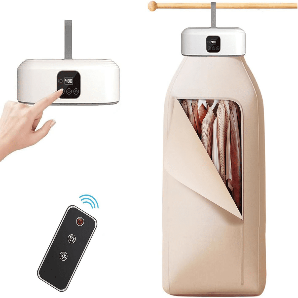SHETINAR Electric Compact Foldable Dryer