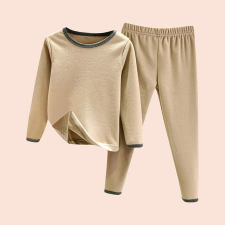 

Shldybc Fall Winter Toddler Baby Boy Girl Clothes Set Long Sleeve Crewneck Sweatshirt Top Pants Outfit Casual Sweatsuit Loungewear Set on Clearance