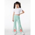 thumbnail image 5 of Girls Flare Pants, AI Digital Print Bell Bottoms,All-Season Sizes 3-13Y, 5 of 6