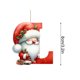 thumbnail image 4 of Árbol de Navidad Decoraciones Carta Colgante Decoración Árbol de Navidad Acrílico Plano Decoración de Fiesta Regalo Colgante Ornamentos Del Árbol de Navidad, 4 of 4