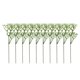 thumbnail image 2 of Ramillete artificial de paniculata – 10 ramas de flores de gypsophila simuladas para ramos de novia, decoración del hogar, arreglos florales y adornos para fotos., 2 of 6