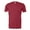 Heather Cardinal Red, variant on Bella + Canvas Adults  Heather CVC T-Shirt