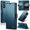Blue, variant on Wallet Case for Samsung Galaxy S26 FE 5G, PU Leather Flip Cover with Card Slots, Magnetic Closure, Kickstand, Wireless Charging Compatible