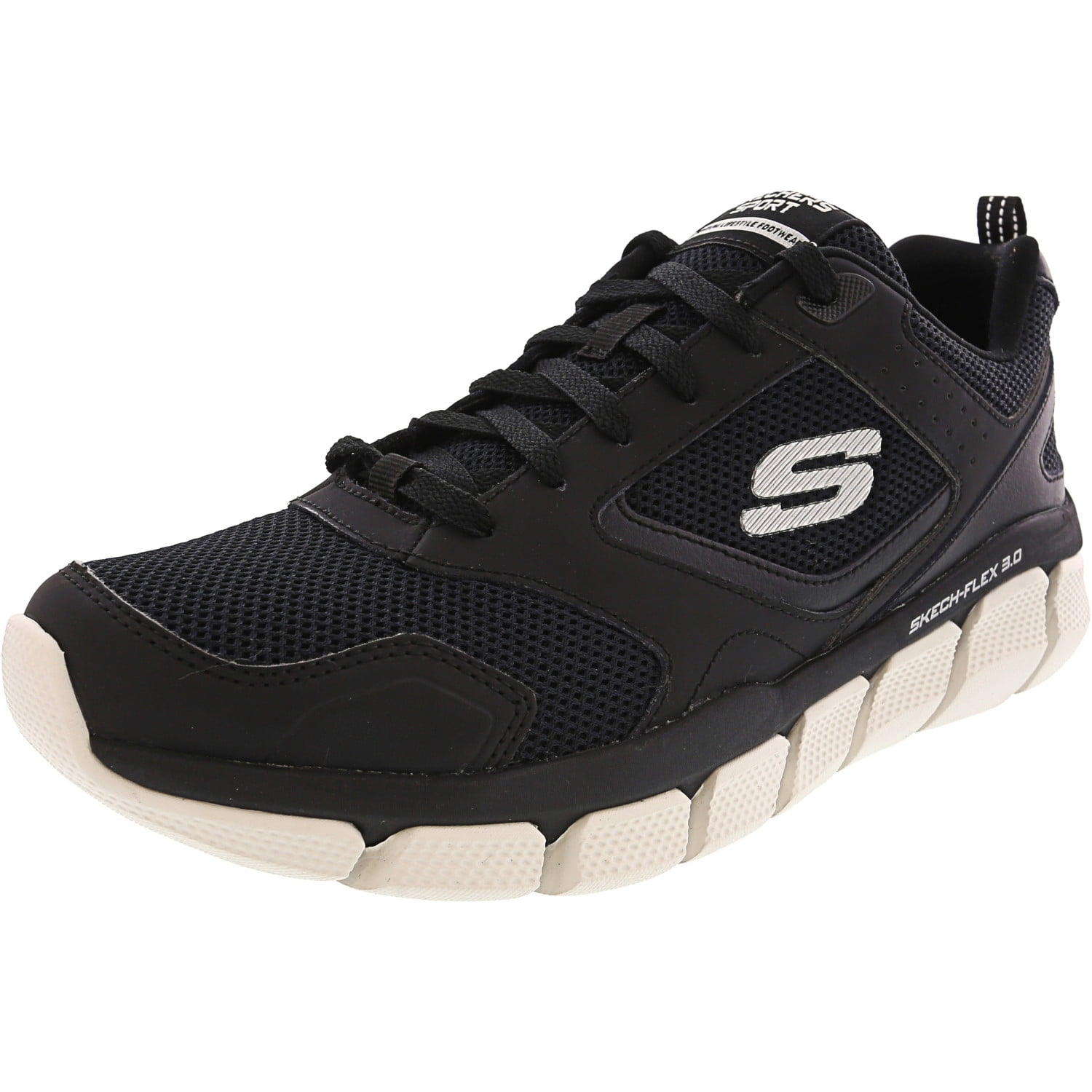 Confundir detalles suelo Skechers Men's Skech-Flex 3.0 Black / White Ankle-High Running Shoe - 9M |  Walmart Canada