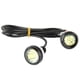thumbnail image 1 of Luz de señal de giro de marcha atrás para coche y Ehuebsd motocicleta bombilla LED de ojo de águila blanca DRL accesorios de modificación 2 uds., 1 of 8