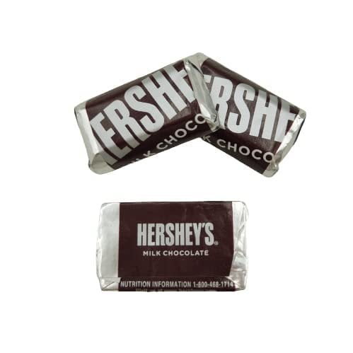 Hershey's Milk Chocolate Miniature Candy Bars - Individually Wrapped - Bulk Pack 4 Pound