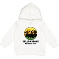 thumbnail image 2 of Inktastic Yellowstone National Park with Bear Mountains and Trees Cricle Toddler Hoodie, 2 of 4