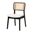 thumbnail image 2 of Baxton Studio Dannon Cream Fabric and Black Finished Wood 7-Piece Dining Set, 2 of 10