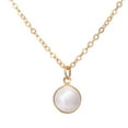 thumbnail image 7 of UDIYO Pearl Necklace Double-layer Simple Alloy Female Clavicle Chain for Party, 7 of 7