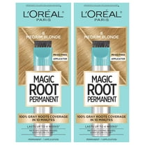 L'Oreal Paris Magic Root Permanent Hair Color, 10 Minute Hair Dye Kit to Rescue Roots with 100% Gray Hair Coverage, 8 Medium Blonde, 2 Pack (Packaging May Vary)